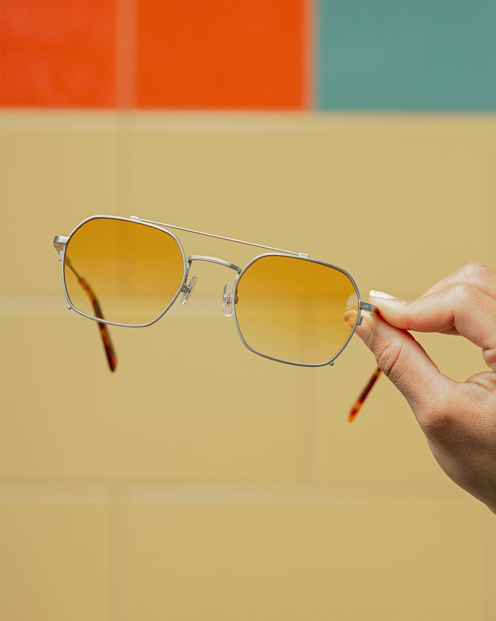 Crap Eyewear | The Jazz Safari Honey Gradient Aviator Sunglasses