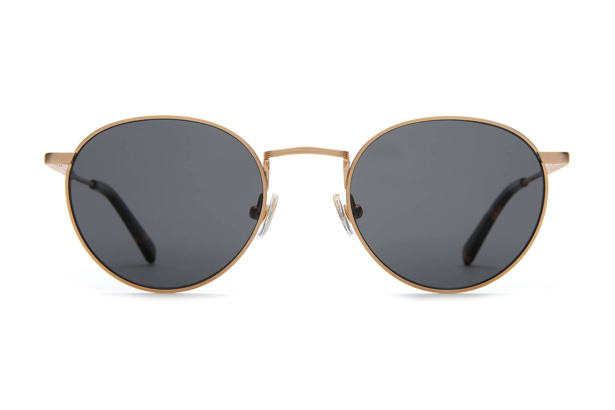 Buy Gold Aviator Full Rim Metal Frame with Gradient Brown UV Sun Lens  Online | Yourspex