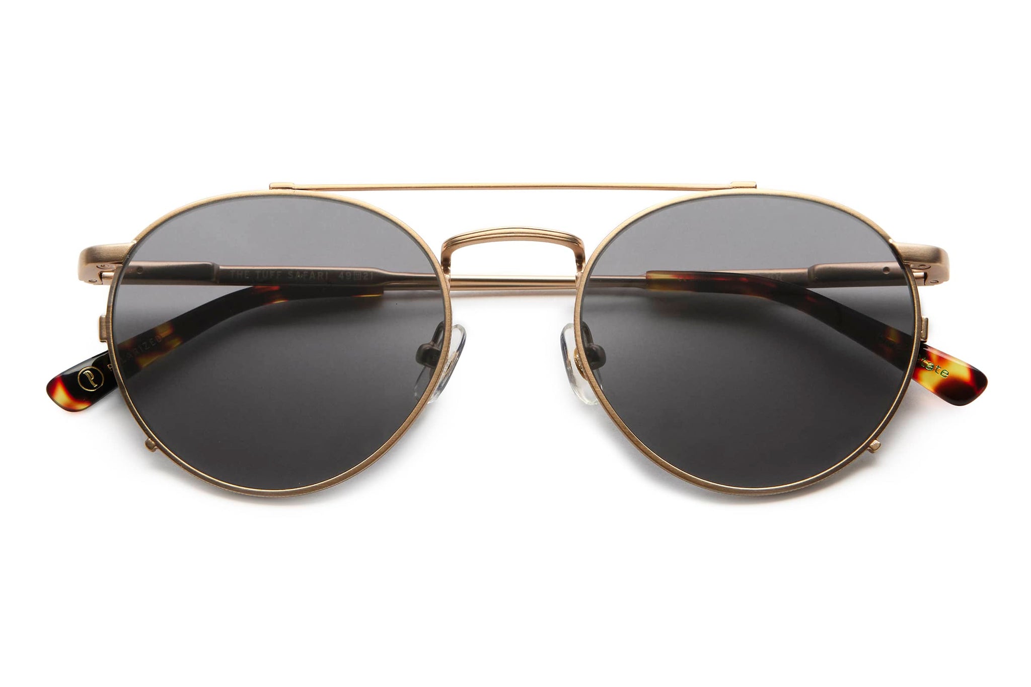 Crap® Eyewear | Safari Crap Tuff Eyewear Sunglasses The Polarized Metal Gold –