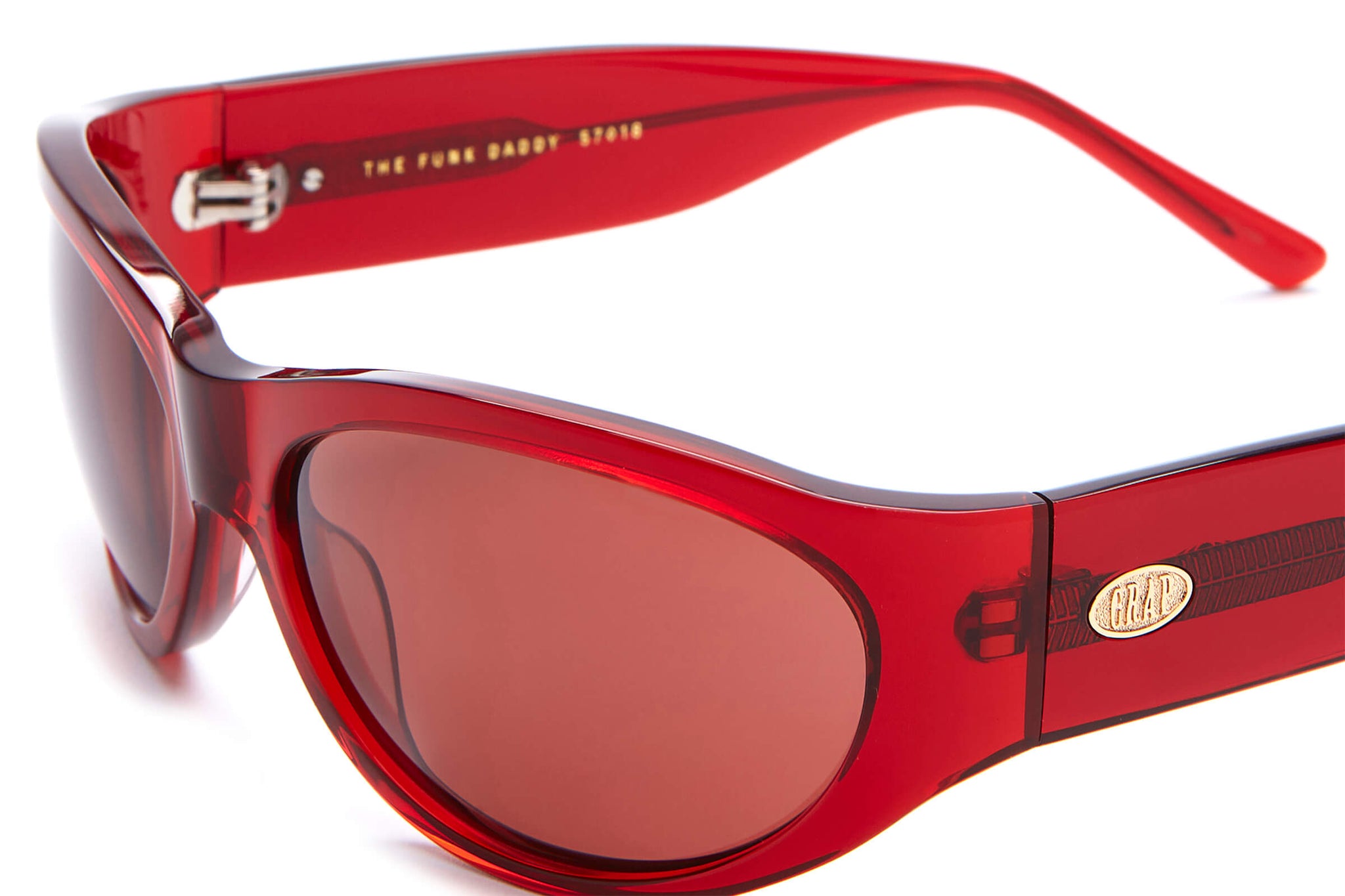 Crap® Eyewear  The Funk Daddy Cherry Red Bio Wraparound Sunglasses – Crap  Eyewear
